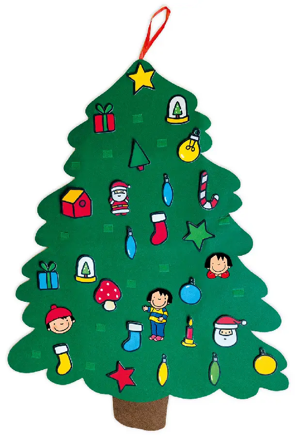 Anna vilten kerstboom