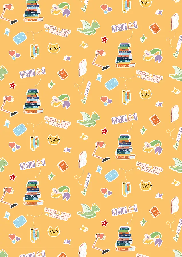 Cadeaupapier leesplezier (boekhandels)