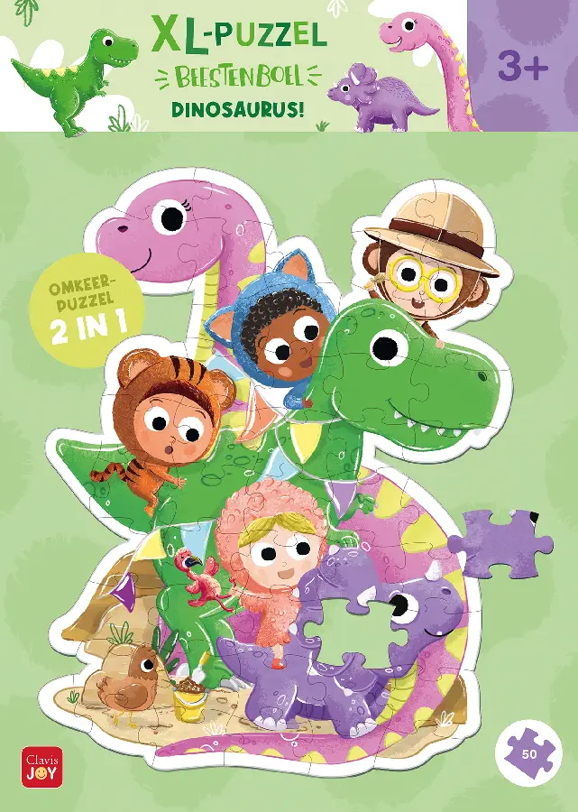 Puzzelen met Beestenboel. Dinosaurus!