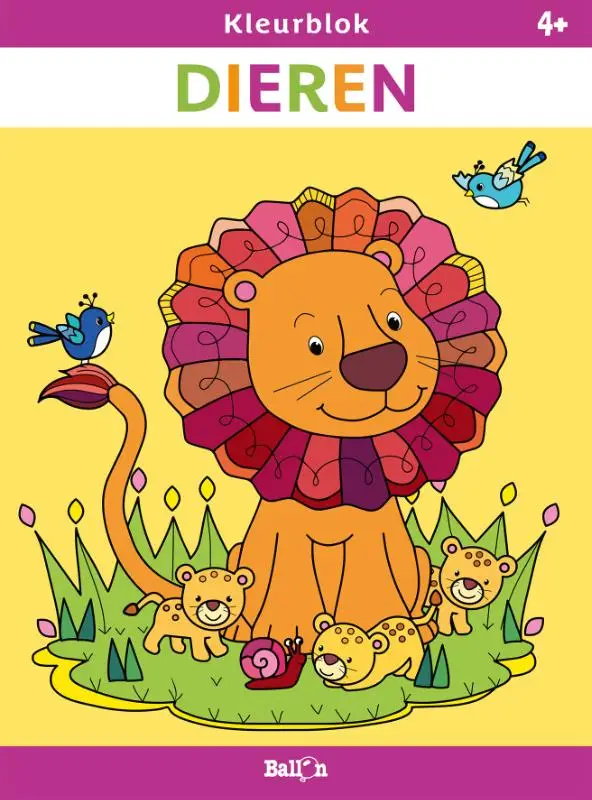 Kleurblok dieren