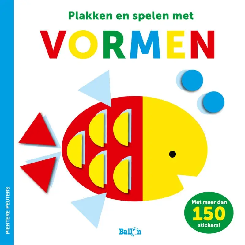 Plakken en spelen met vormen