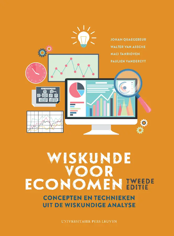 Wiskunde voor economen: concepten en technieken uit de wiskundige analyse