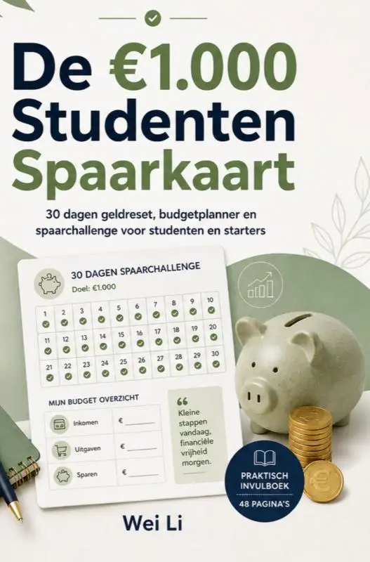 De &euro;1.000 Studenten Spaarkaart