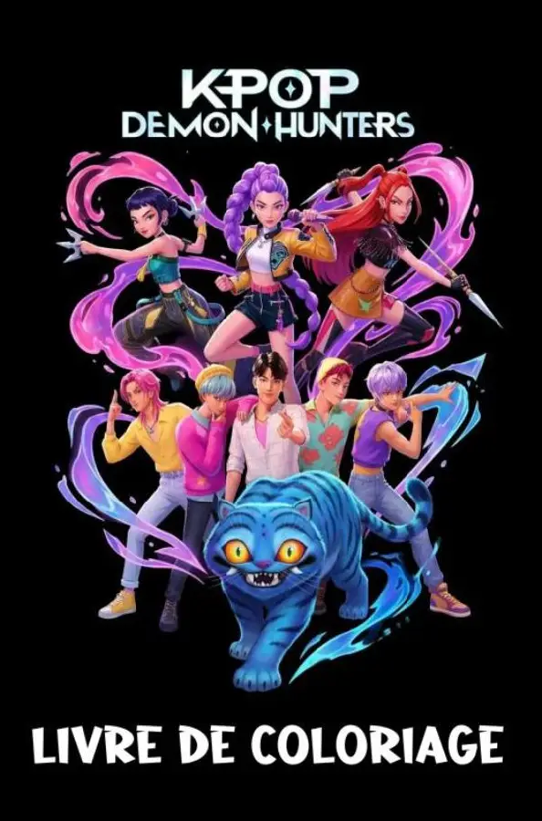 Livre de Coloriage K-Pop Demon Hunters