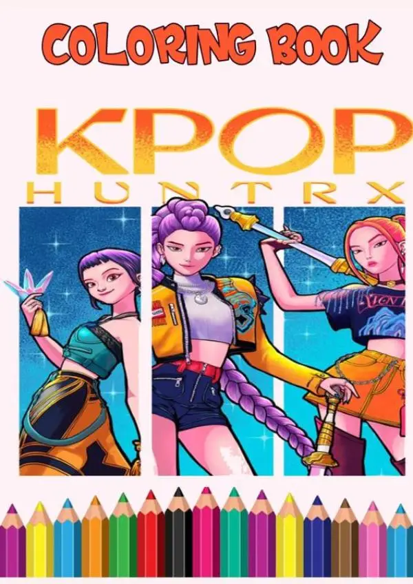 K-Pop Demon Hunters Coloring Book