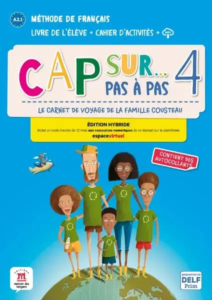 Cap sur... pas à pas 4 Éd. hybride Livre + Cahier