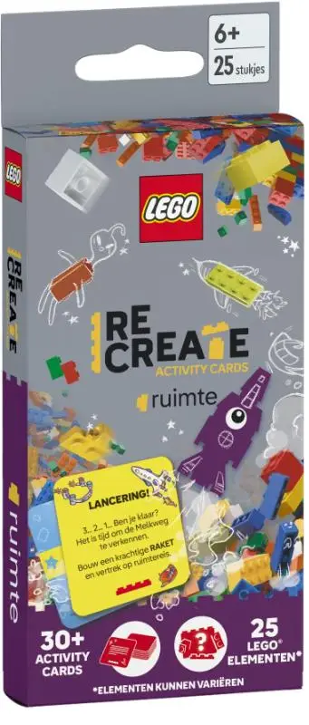 Lego ReCreate Activity Cards: Ruimte
