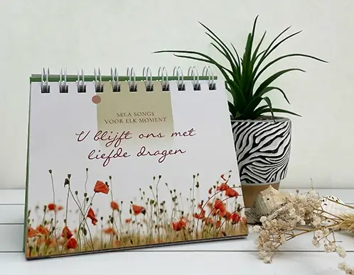 Bureauklapper 52 Sela teksten