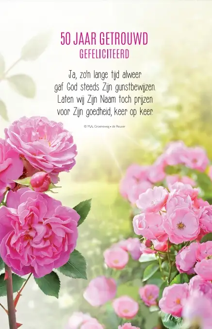 Wenskaart bloeien