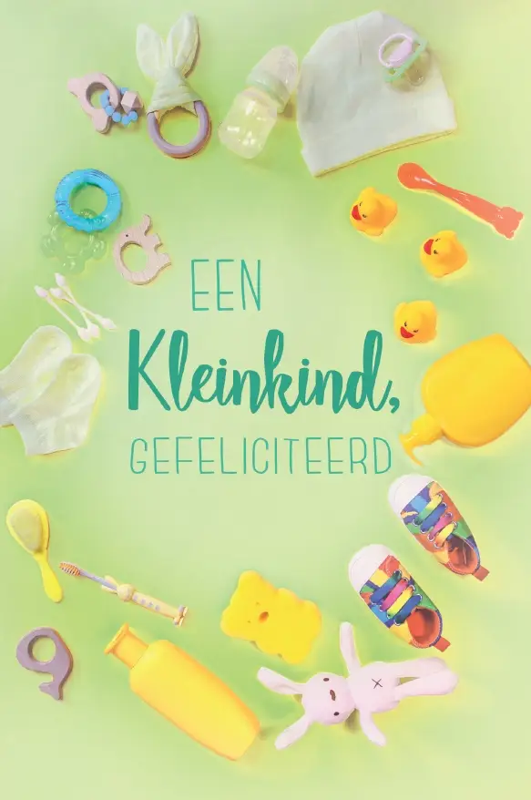 Wenskaart kleinkind