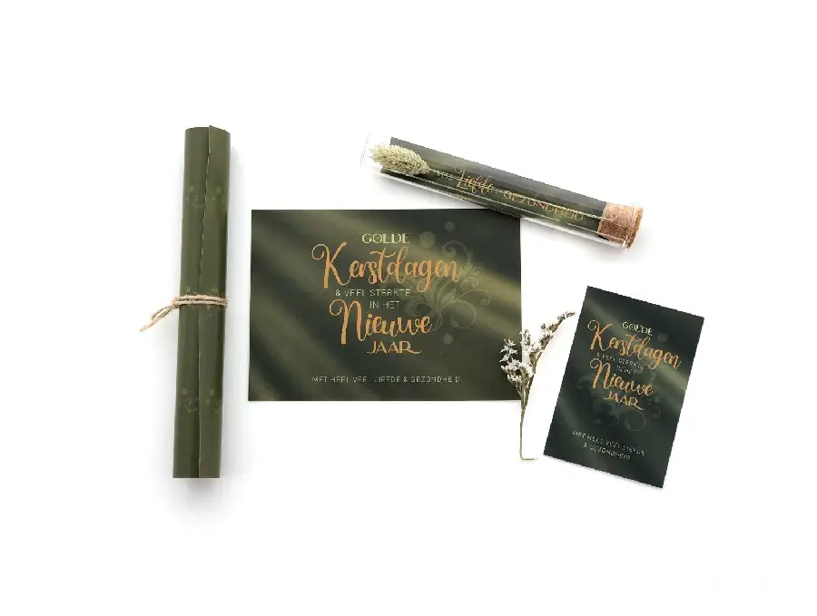 Giftbox Goede Kerst / Glazen buisje