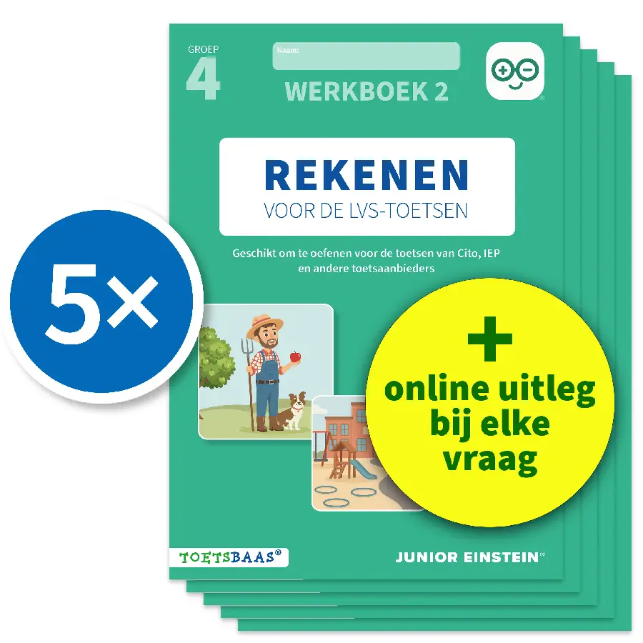 Rekenen voor de LVS-toetsen - Groep 4 - Werkboek 2