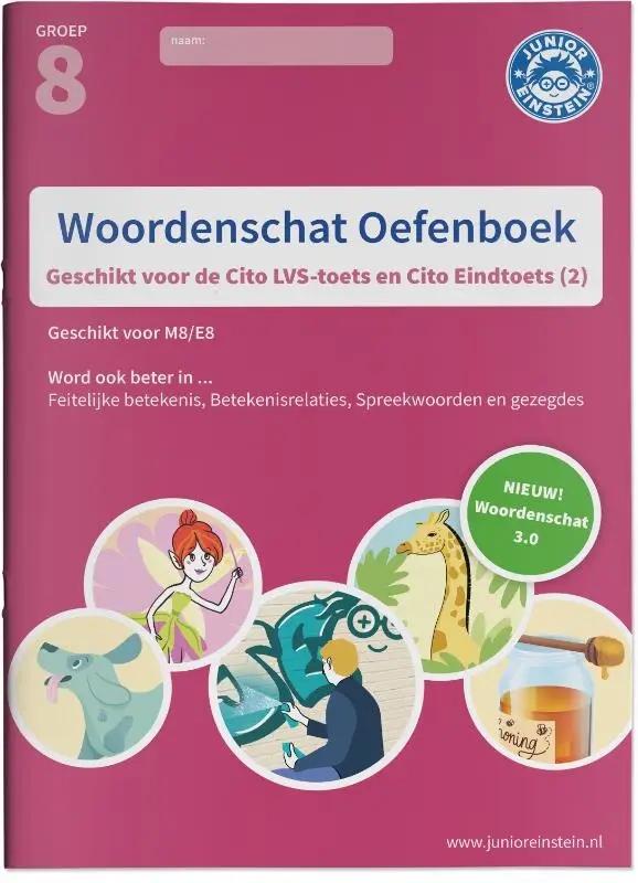 deel 2 Geschikt voor de Cito LVS-toetsen en de Cito Eindtoets-M8/E8 Cito / Woordenschat / Oefenboek