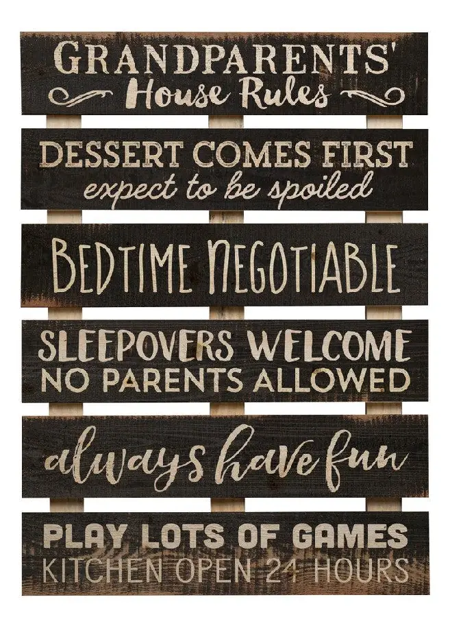 Grantparents House Rules