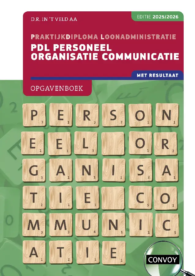 2025/2026 / PDL Personeel organisatie communicatie / Opgavenboek