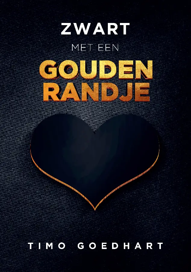 Zwart met een gouden randje