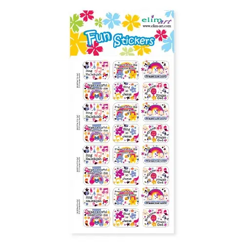 Fun stickers praise set4