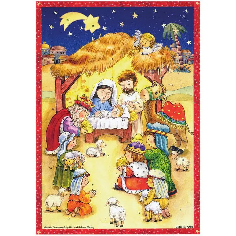 Adventscalendar Childrens nativity 26,5x