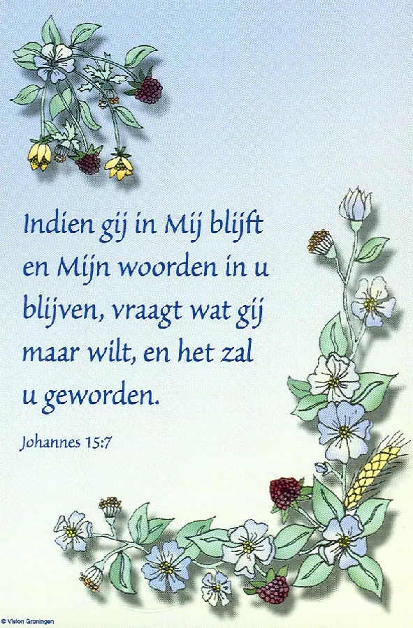 Poster mini johannes 15:7