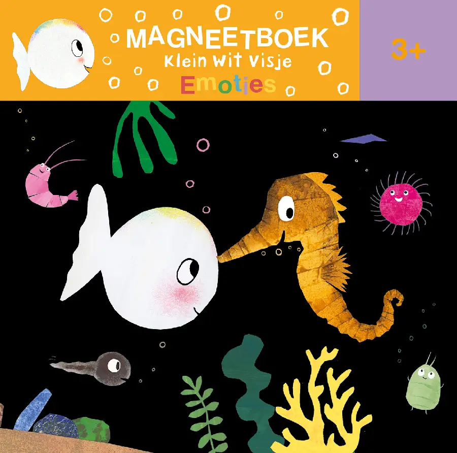 Magneetboek Klein wit visje