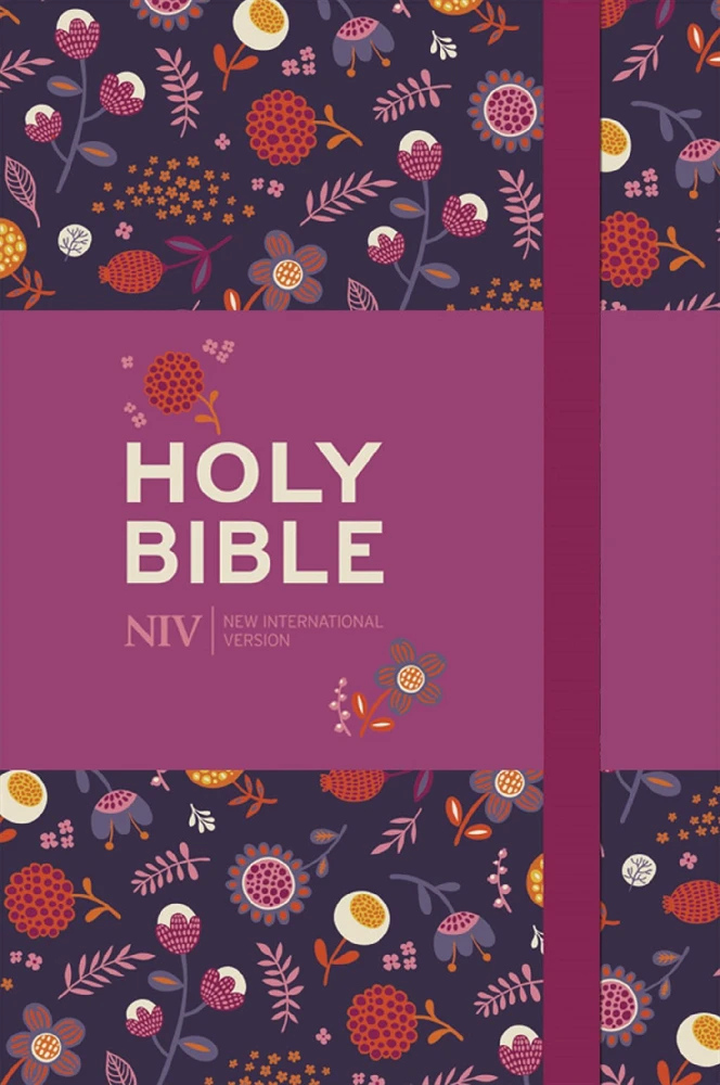 NIV Pocket Floral Bible Hardcover