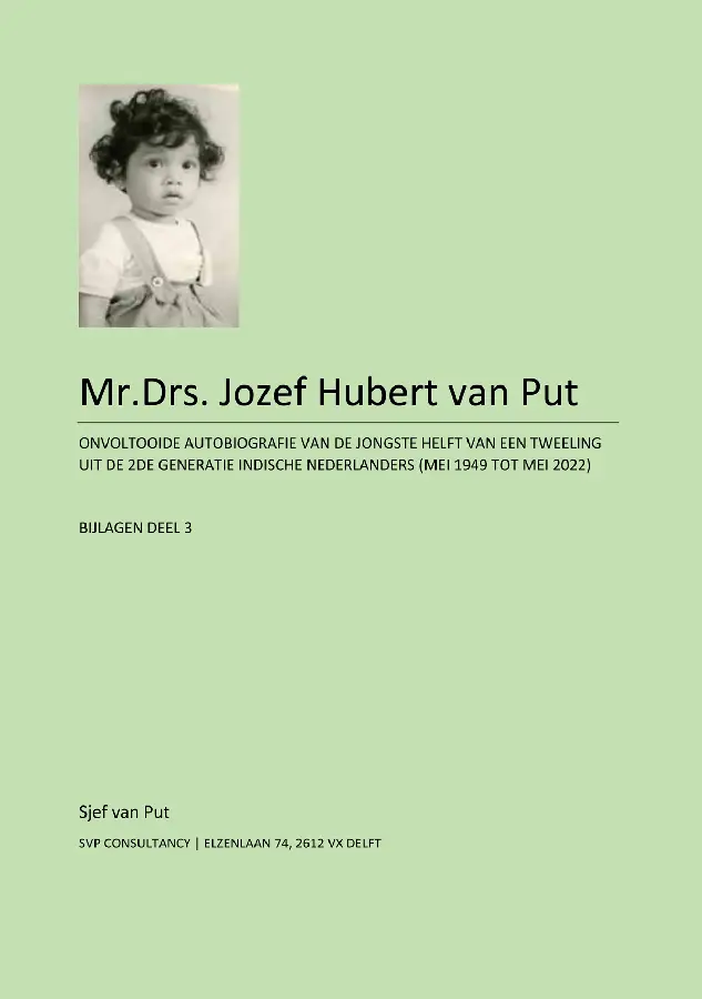 Mr.Drs. Jozef Hubert van Put - bijlage 3