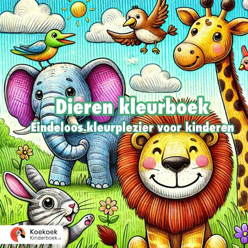 Dieren kleurboek voor kinderen (4-8 jaar)