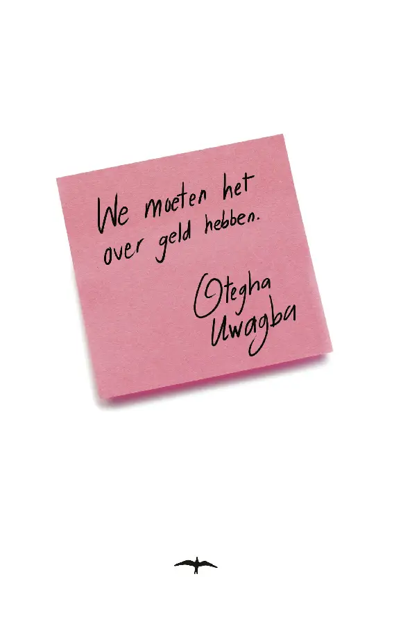 We moeten het over geld hebben