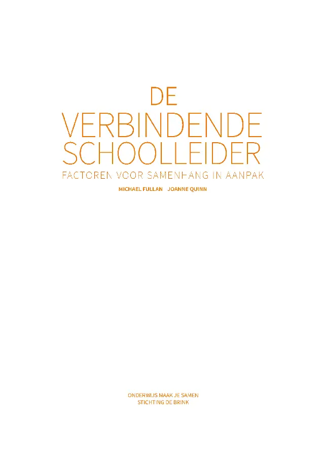 De verbindende schoolleider