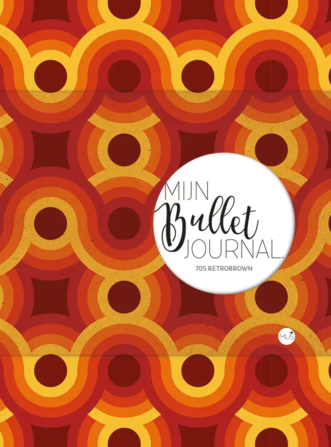 Mijn bullet journal 70s retrobrown