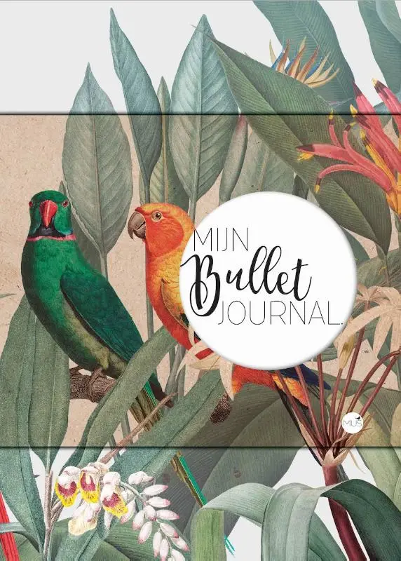 Mijn bullet journal papegaai