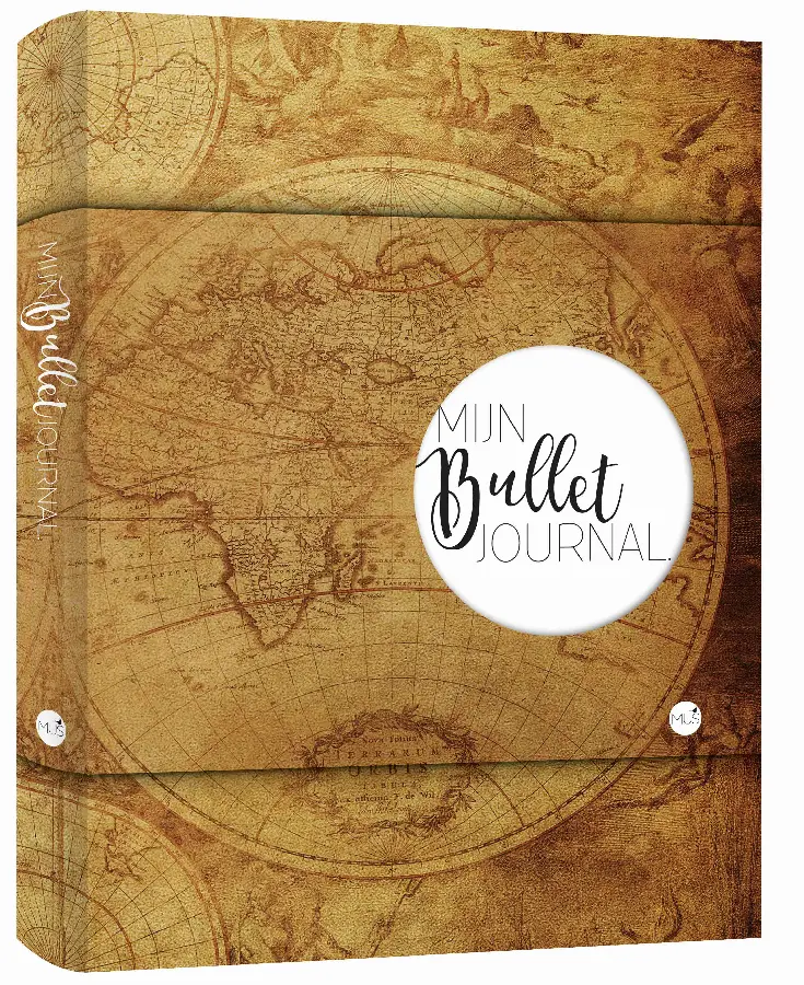 Mijn bullet journal wereldkaart