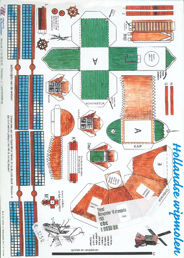 Bouwplaten 12 st assorti