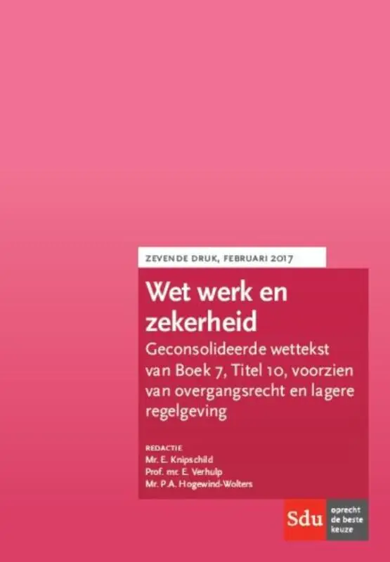 Wet werk en zekerheid