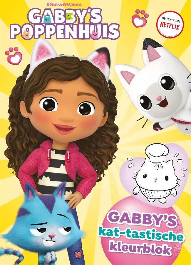 Gabby's kat-tastische kleurblok