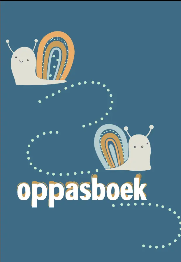 Oppasboek indigo