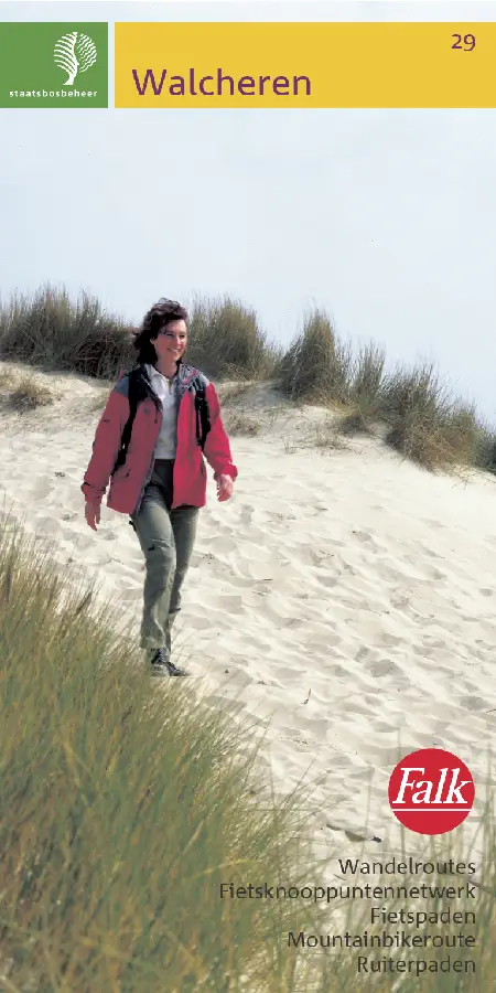 Falk Staatsbosbeheer wandelkaart 29 Walcheren
