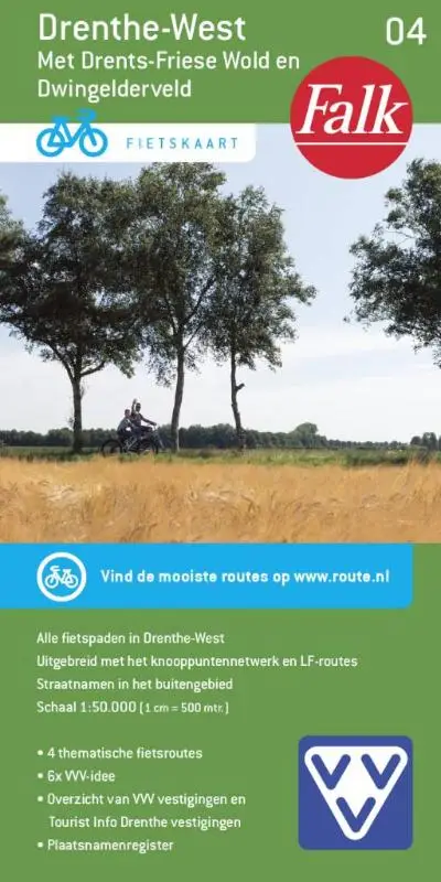 Falk VVV fietskaart 04 Drenthe-West