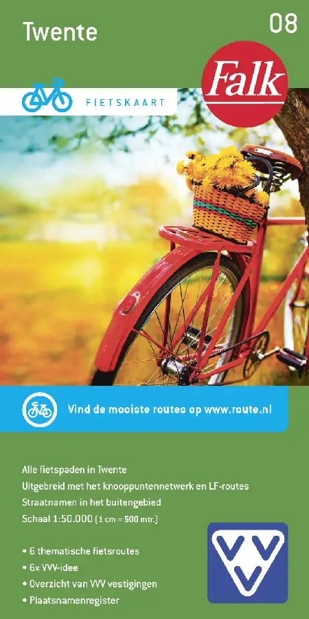Falk VVV fietskaart 08 Twente