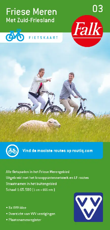 Falk VVV Fietskaart 03 Friese Meren