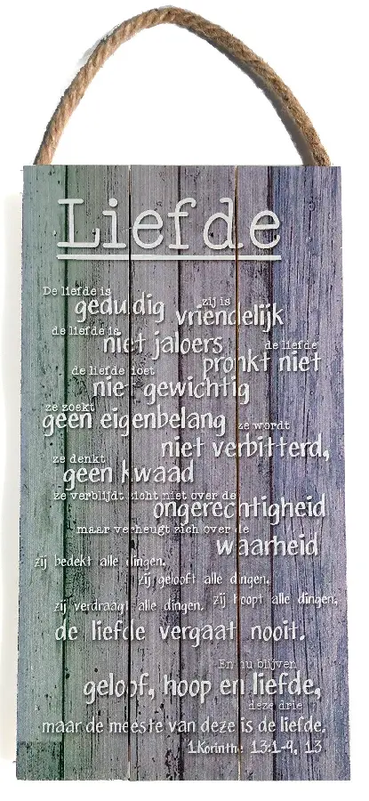 De liefde is 1 Kor. 13