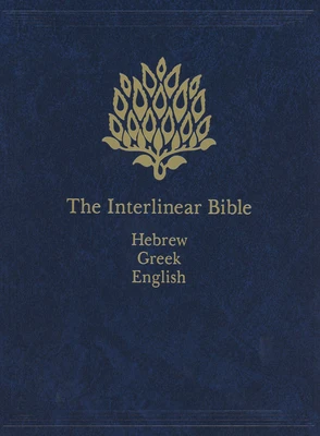 Interliniar bible blue hardcover