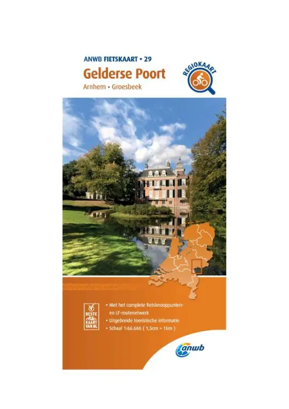 Fietskaart Gelderse Poort 1:66.666