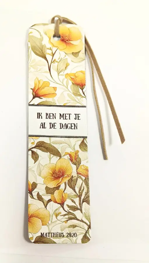 Boekenlegger Ik ben met u al de dagen