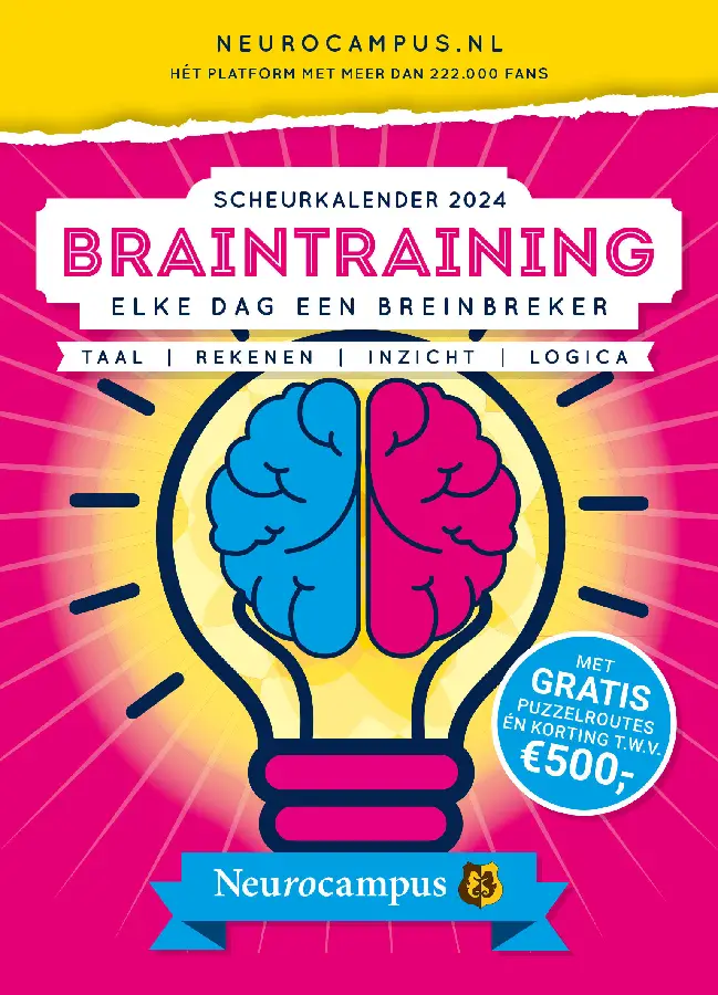 Neurocampus Braintraining Scheurkalender 2024