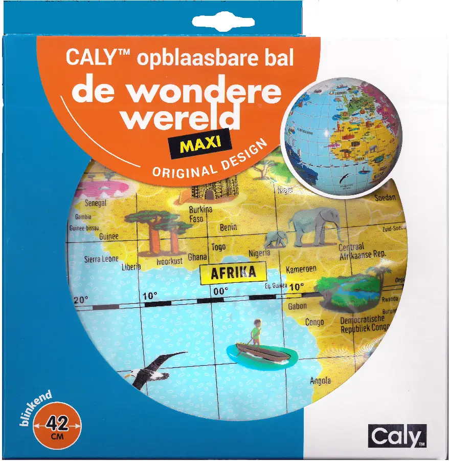 Opblaasbare bol 42 De Wondere Wereld