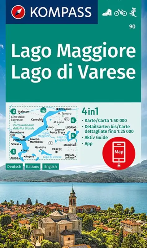 Kompass WK90 Lago Maggiore, Lago di Varese