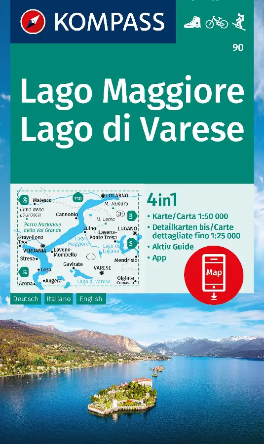Kompass WK90 Lago Maggiore, Lago di Varese