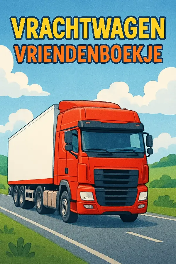 Vrachtwagen Vriendenboekje