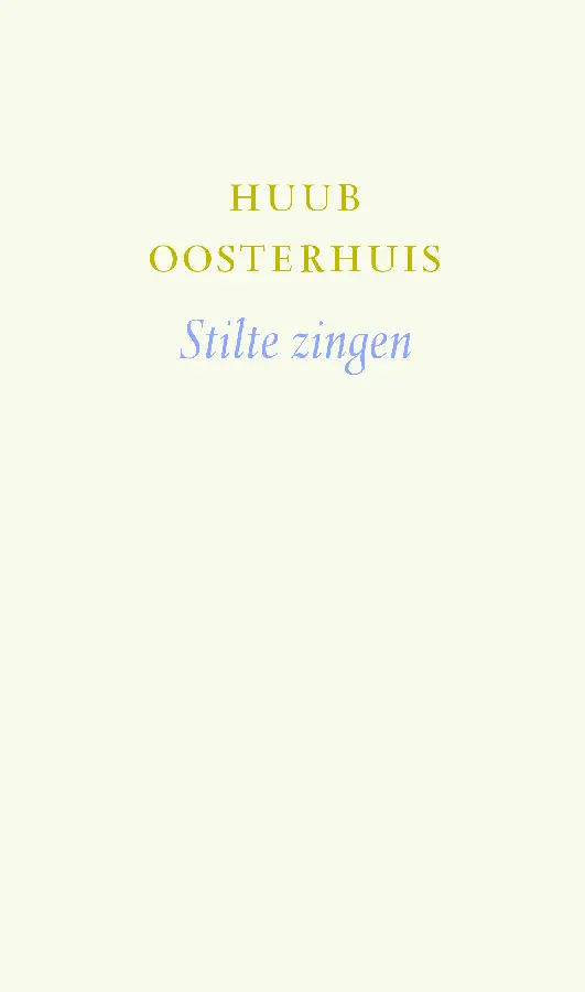 Stilte zingen